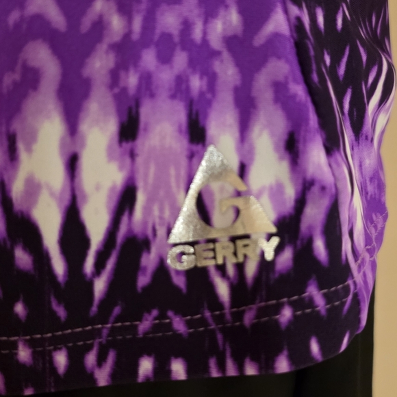 Gerry Ladies Purple & Black Tankini Set with Shorts (Size XL) - Picture 6 of 15